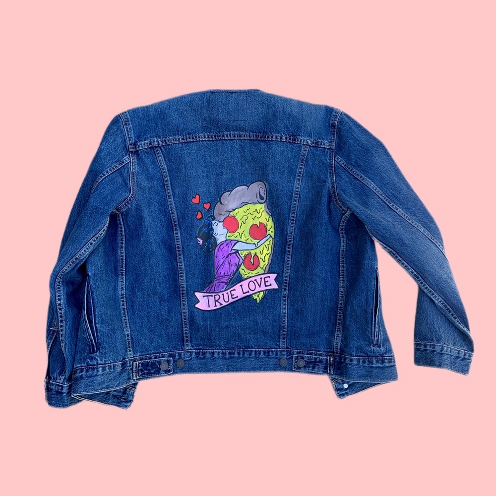 Hand painted Levi’s jean jacket